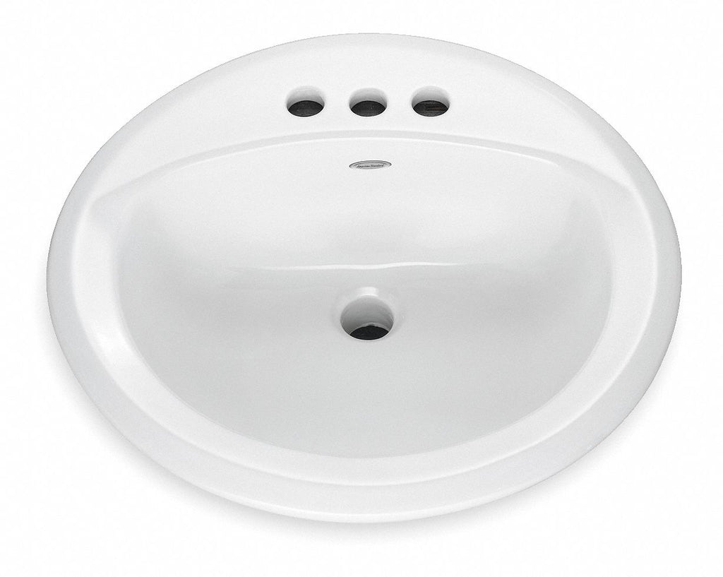 American Standard Vitreous China Counter Top Bathroom Sink Without