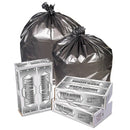 Pitt Titanium Low-Density Can Liners, 60 Gal, 1.7 Mil, 39" X 57", Silver, 50/Carton - PITTI3957S - TotalRestroom.com