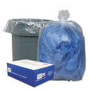 Classic Linear Low-Density Can Liners, 56 Gal, 0.9 Mil, 43" X 47", Clear, 100/Carton - WBI434722C - TotalRestroom.com