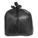 Trinity Plastics Low-Density Can Liners, 60 Gal, 2.4 Mil, 38" X 58", Black, 100/Carton - TRNML3858XH - TotalRestroom.com