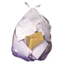 Heritage High-Density Waste Can Liners, 56 Gal, 22 Microns, 43" X 48", Natural, 150/Carton - HERZ8648UNR01 - TotalRestroom.com