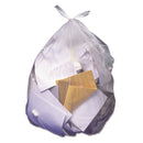 Heritage High-Density Waste Can Liners, 45 Gal, 12 Microns, 40" X 48", Natural, 250/Carton - HERZ8048MNR03 - TotalRestroom.com