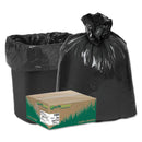 Earthsense Linear Low Density Recycled Can Liners, 16 Gal, 0.85 Mil, 24" X 33", Black, 500/Carton - WBIRNW3310 - TotalRestroom.com