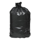 Earthsense Linear Low Density Recycled Can Liners, 33 Gal, 1.65 Mil, 33" X 39", Black, 100/Carton - WBIRNW4060 - TotalRestroom.com