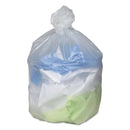 Ultra Plus Can Liners, 10 Gal, 8 Microns, 24" X 24", Natural, 1,000/Carton - WBIHD24248N - TotalRestroom.com