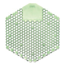 Fresh Products Wave 3D Urinal Deodorizer Screen, Green, Cucumber Melon Fragrance,10 Screens/Box - FRS3WDS60CME - TotalRestroom.com