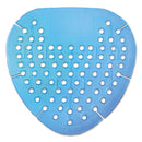 Boardwalk Gem Urinal Screen, Lasts 30 Days, Blue, Cotton Blossom Fragrance, 12/Box - BWKGEMCBL - TotalRestroom.com
