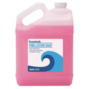 Boardwalk Mild Cleansing Pink Lotion Soap, Floral-Lavender Scent, Liquid, 1Gal Bottle - BWK410EA - TotalRestroom.com