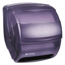 San Jamar Integra Lever Roll Towel Dispenser, Black Pearl, 11 1/2 X 11 1/4 X 13 1/2 - SJMT850TBK - TotalRestroom.com