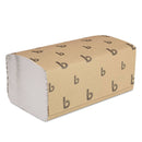 Boardwalk Singlefold Paper Towels, White, 9 X 9 9/20, 250/Pack, 16 Packs/Carton - BWK6212 - TotalRestroom.com