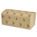 Boardwalk Singlefold Paper Towels, Natural, 9 X 9 9/20, 250/Pack, 16 Packs/Carton - BWK6210 - TotalRestroom.com