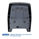 Kimberly-Clark Sanitouch Hard Roll Towel Dispenser, 12 63/100W X 10 1/5D X 16 13/100H, Smoke - KCC09996 - TotalRestroom.com