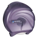 San Jamar Single Jbt Tissue Dispenser, Oceans, 10 1/4 X 5 5/8 X 12, Black Pearl - SJMR2090TBK - TotalRestroom.com