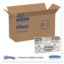 Kleenex Premiere Folded Towels, 9 2/5 X 12 2/5, White, 120/Pack, 25 Packs/Carton - KCC13254 - TotalRestroom.com