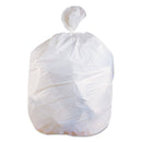 Heritage Linear Low-Density Can Liners, 45 Gal, 0.75 Mil, 40" X 46", White, 100/Carton - HERH8046EW - TotalRestroom.com