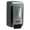 Gojo FMX-20 Liquid Soap Dispenser, 2000 Ml, 6.5" X 4.7" X 11.7", Black/Chrome - GOJ527106EA - TotalRestroom.com
