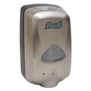 Purell TFX Touch Free Foam Hand Sanitizer Dispenser, 1200 Ml, 6" X 4" X 10.5", Brushed Metallic - GOJ279012EEU00 - TotalRestroom.com
