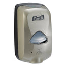 Purell TFX Touch Free Foam Hand Sanitizer Dispenser, 1200 Ml, 6.5" X 4.5" X 10.5", Nickel - GOJ278012 - TotalRestroom.com