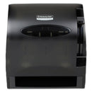 Kimberly-Clark Lev-R-Matic Roll Towel Dispenser, 13 3/10W X 9 4/5D X 13 1/2H, Smoke - KCC09765 - TotalRestroom.com