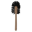 Rubbermaid Commercial-Grade Toilet Bowl Brush, 17" Long, Plastic Handle, Brown - RCP6320 - TotalRestroom.com