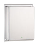 Bobrick B-29744 Automatic Commercial Paper Towel Dispenser, Semi-Recessed-Mounted, Stainless Steel