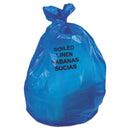 Heritage Linear Low Density Health Care Can Liners, 30 Gal, 1.3 Mil, 30" X 43", Blue, 200/Carton - HERB6043PX - TotalRestroom.com