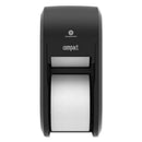 Georgia Pacific Compact Vertical 2-Roll Coreless Tissue Dispenser, 14.06 X 6.69 X 8.19, Black - GPC56790A - TotalRestroom.com