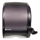 San Jamar Element Lever Roll Towel Dispenser, Classic, Black, 12 1/2 X 8 1/2 X 12 3/4 - SJMT950TBK - TotalRestroom.com