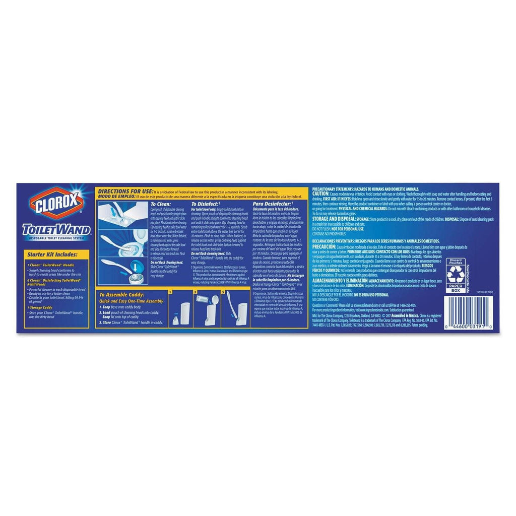 Clorox ToiletWand Disinfecting Disposable Toilet Cleaning System