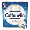 Cottonelle Ultra Cleancare Toilet Paper, Strong Tissue, Septic Safe, 1 Ply, White, 170 Sheets/Roll, 24 Rolls/Pack, 2 Packs/Carton - KCC47766 2.00% Off Auto renew - TotalRestroom.com
