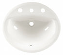 American Standard Vitreous China, Counter Top, Lavatory Sink, Without Faucet, Bowl Size 16 in x 10 in - 475020.02