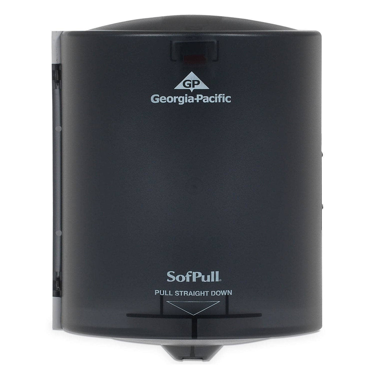 Georgia Pacific Center Pull Hand Towel Dispenser, 9 1/4W X 8 3/4D X 11 1/2H, Smoke - GPC58204 - TotalRestroom.com