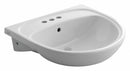 American Standard American Standard, Mezzo√¢ Series, 15 in x 19 in, Fireclay China, Lavatory Sink - 9960403.02