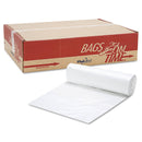 FlexSol High Density Coreless Can Liners, 45 Gal, 12 Microns, 40" X 48", Clear, 250/Carton - ESXBR4048M - TotalRestroom.com