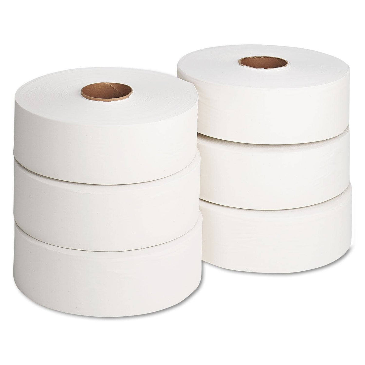 Georgia Pacific Jumbo Roll Bath Tissue, Septic Safe, 2 Ply, White, 2000 Ft, 6 Rolls/Carton - GPC13102 - TotalRestroom.com