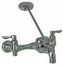 American Standard Straight Service Sink Faucet, Lever Faucet Handle Type, 20.00 gpm, Chrome - 8344012.002