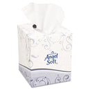 Georgia Pacific Premium Facial Tissue, 2-Ply, White, Cube Box, 96 Sheets/Box - GPC46580BX - TotalRestroom.com