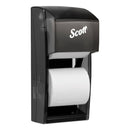 Scott Essential Srb Tissue Dispenser, 6 6/10 X 6 X 13 6/10, Plastic, Smoke - KCC09021 - TotalRestroom.com