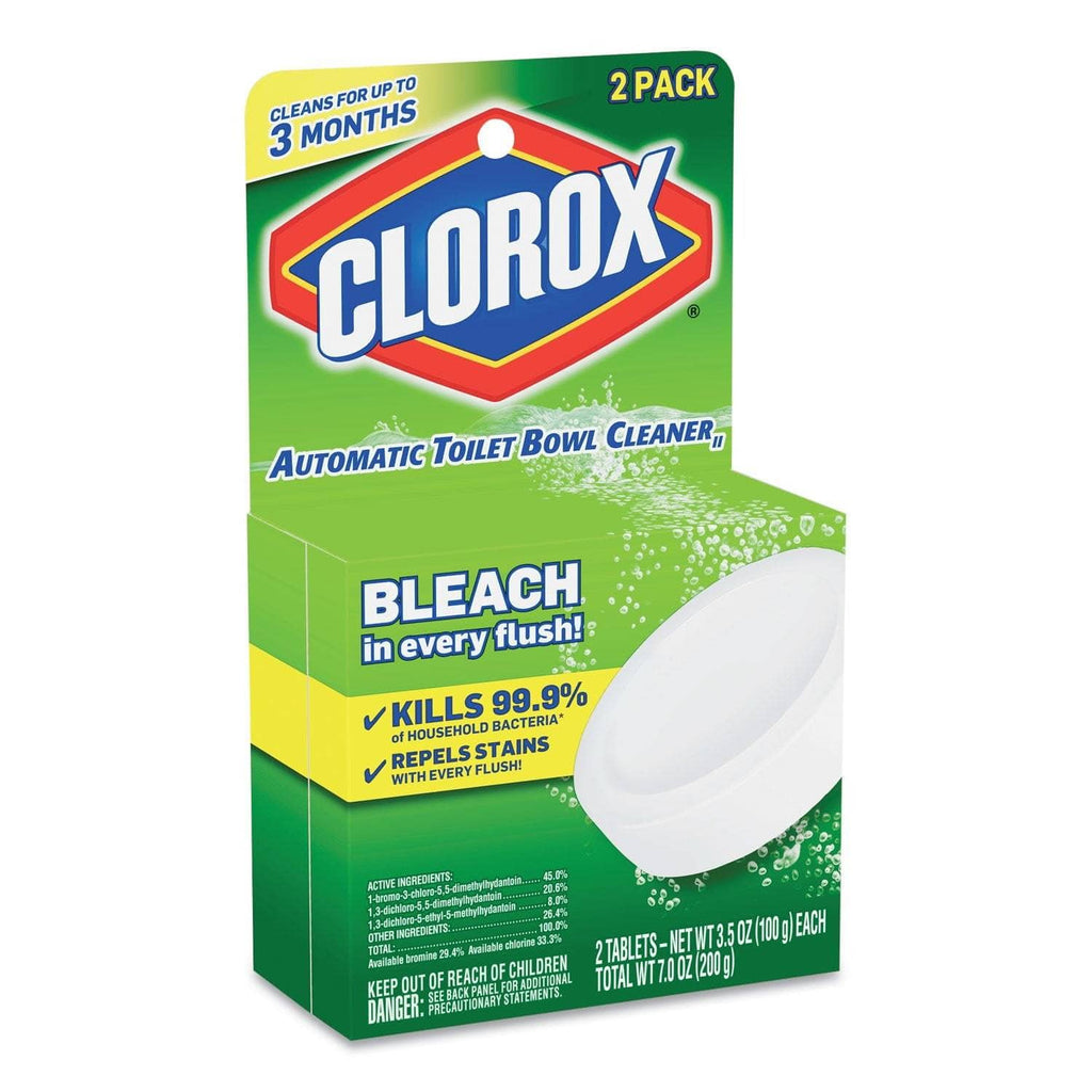 Clorox Automatic Toilet Bowl Cleaner, 3.5 Oz Tablet, 2/Pack, 6 Packs