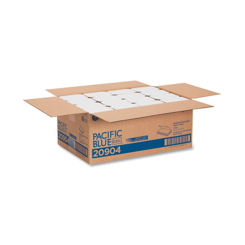 Georgia Pacific Pacific Blue Basic S-Fold Paper Towels, 10 1/4X9 1