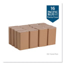 Georgia Pacific Pacific Blue Basic M-Fold Paper Towels, 9.2 X 9.4, Brown, 250/Pack, 16 Packs/Carton - GPC23304 - TotalRestroom.com
