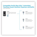Georgia Pacific Pacific Blue Ultra Automated Touchless Liquid Soap/Sanitizer Dispenser, 1000 Ml, 6.54" X 11.72" X 4", Black - GPC53590 - TotalRestroom.com