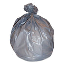 Heritage Linear Low-Density Can Liners, 56 Gal, 1 Mil, 45" X 55", Gray, 100/Carton - HERH9055TG - TotalRestroom.com