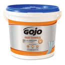 Gojo Fast Towels Hand Cleaning Towels, 7.75 X 11, 130/Bucket, 4 Buckets/Carton - GOJ6298 - TotalRestroom.com