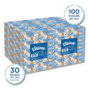 Kleenex White Facial Tissue, 2-Ply, 100 Sheets/Box, 5 Boxes/Pack, 6 Packs/Carton - KCC21005 - TotalRestroom.com