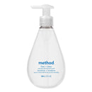 Method Gel Hand Wash, Fragrance-Free, 12 Oz Pump Bottle - MTH01943EA - TotalRestroom.com