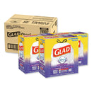 Glad Odorshield Tall Kitchen Drawstring Bags, 13 Gal, 0.95 Mil, 24" X 27.38", White, 240/Carton - CLO78902 - TotalRestroom.com