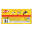 Glad Odorshield Tall Kitchen Drawstring Bags, 13 Gal, 0.95 Mil, 24" X 27.38", White, 80/Box - CLO78901BX - TotalRestroom.com