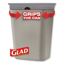 Glad Odorshield Tall Kitchen Drawstring Bags, 13 Gal, 0.95 Mil, 24" X 27.38", White, 240/Carton - CLO78899 - TotalRestroom.com
