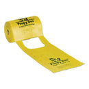 Poopy Doo Diaper Disposal Bags, 14 Microns, 7" X 15", Yellow, 2,400/Carton - CWDPDB6400 - TotalRestroom.com